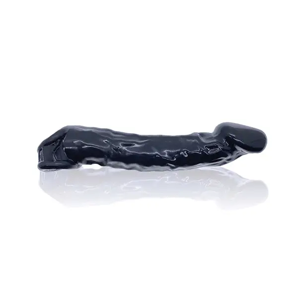 Oxballs Muscle Ripped Cocksheath Black - Black - Penis Extenders