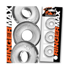 Oxballs Ringer Max 3 Pack Cockrings - Clear - Gay & Lesbian Products