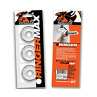 Oxballs Ringer Max 3 Pack Cockrings - Clear - Gay & Lesbian Products