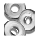 Oxballs Ringer Max 3 Pack Cockrings - Clear - Gay & Lesbian Products