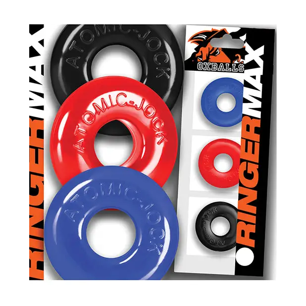 OxBalls Ringer Max 3 Pack Multi - Multi Color - Cockrings