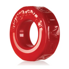 OxBalls Sprocket Cockring Ice Blue - Red - Cock Ring