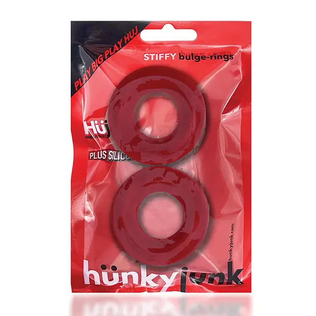 OxBalls Stiffy 2-Pack Bulge Cockrings Silicone TPR - Cock Ring