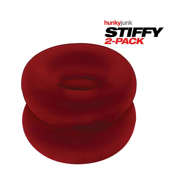 OxBalls Stiffy 2-Pack Bulge Cockrings Silicone TPR - Cock Ring