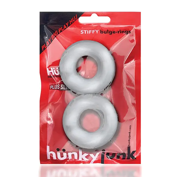 OxBalls Stiffy 2-Pack Bulge Cockrings Silicone TPR - Cock Ring