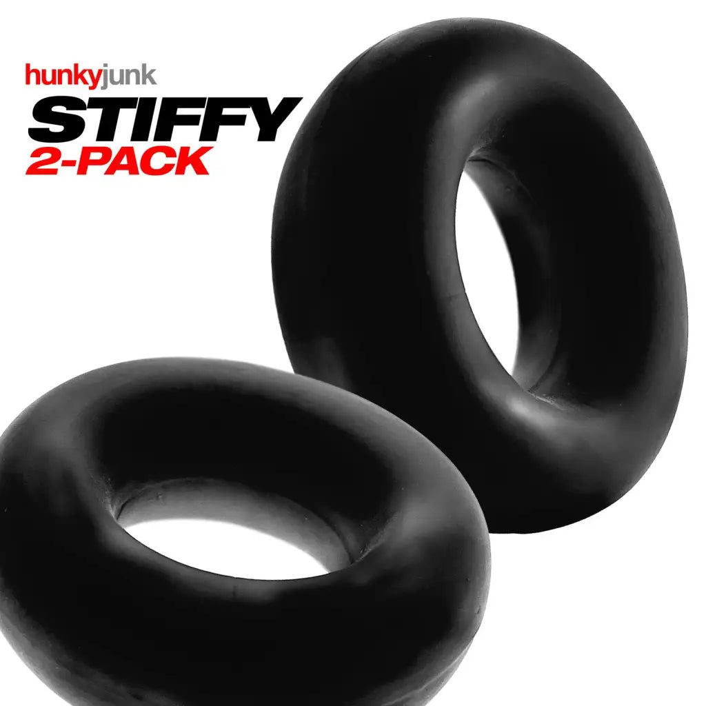 OxBalls Stiffy 2-Pack Bulge Cockrings Silicone TPR - Cock Ring