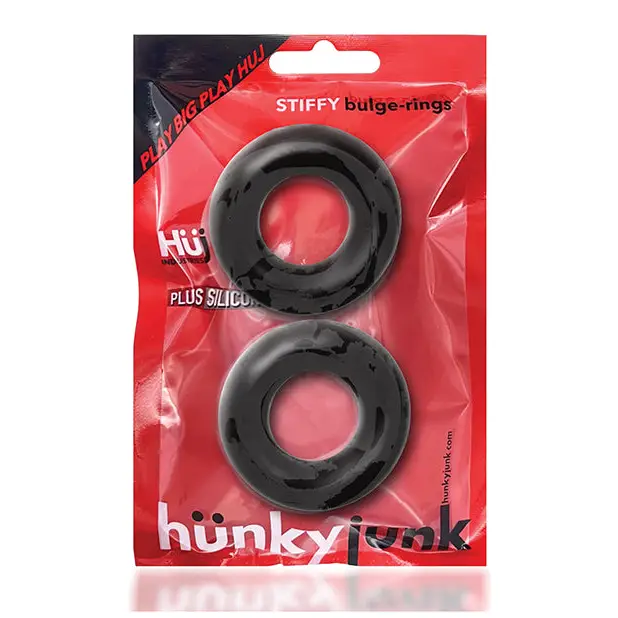 OxBalls Stiffy 2-Pack Bulge Cockrings Silicone TPR - Cock Ring