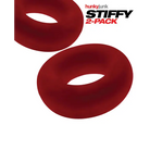 OxBalls Stiffy 2-Pack Bulge Cockrings Silicone TPR - Cock Ring