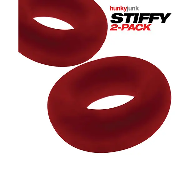 OxBalls Stiffy 2-Pack Bulge Cockrings Silicone TPR - Cock Ring