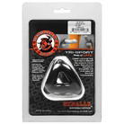 OxBalls Tri-Sport Cocksling: Triangular-shaped silicone ring in retail blister packaging