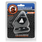 OxBalls TRI-SQUEEZE cocksling/ballstretcher - Black - Cock Ring