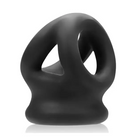 OxBalls TRI-SQUEEZE cocksling/ballstretcher - Black - Cock Ring