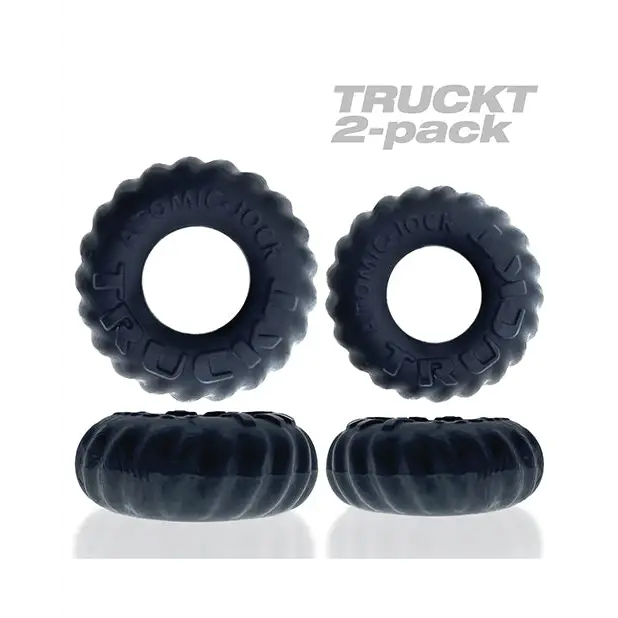 OxBalls Truckt 2-Piece Cockring Plus + Silicone Special Edition Night - Cock Ring