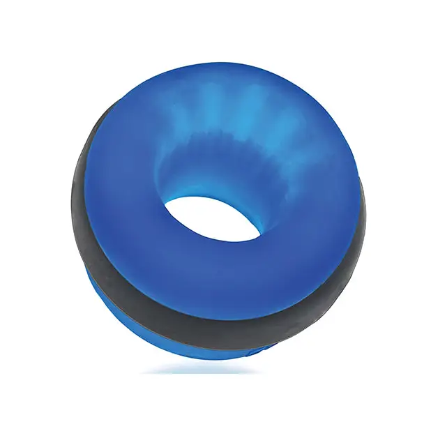 Oxballs Ultracore Core Ballstretcher with Axis Ring – blue inflatable and black rubber ring