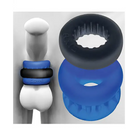 Oxballs Ultracore Core Ballstretcher with Axis Ring in blue and black silicone