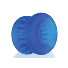 Blue Oxballs Ultracore core ballstretcher with axis ring on white background