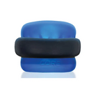 Blue foam pillow with Oxballs Ultracore Core Ballstretcher and Axis Ring for ultimate comfort