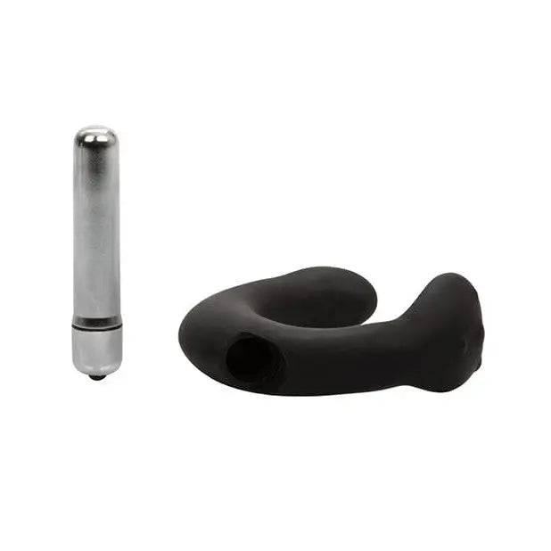 CalExotics Powered Plug P-rock Prostate Massager - Black at the Haus of Shag