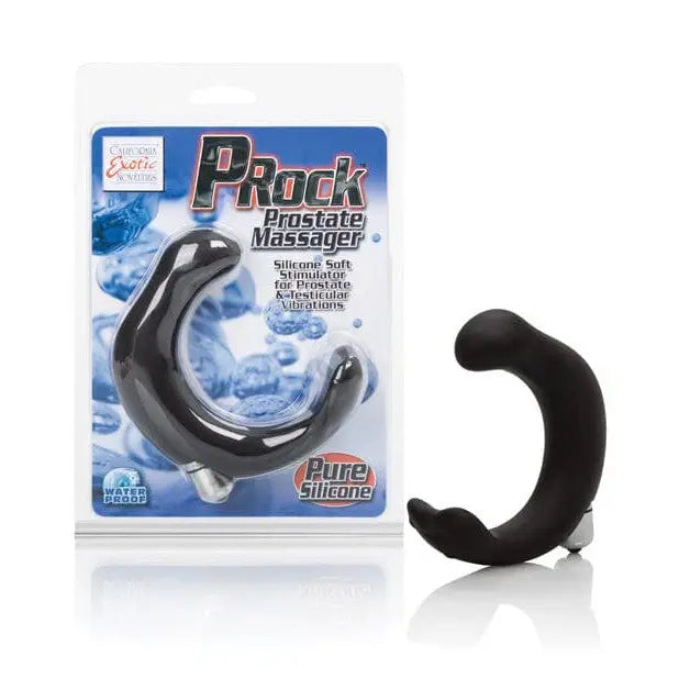 CalExotics Powered Plug P-rock Prostate Massager - Black at the Haus of Shag