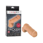 Flesh-colored soft silicone STP packing penis in packaging - Packer Gear Ultra Soft by CalExotics