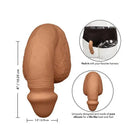 Flesh-colored Packer Gear Silicone Packing Penis by CalExotics for a realistic feel