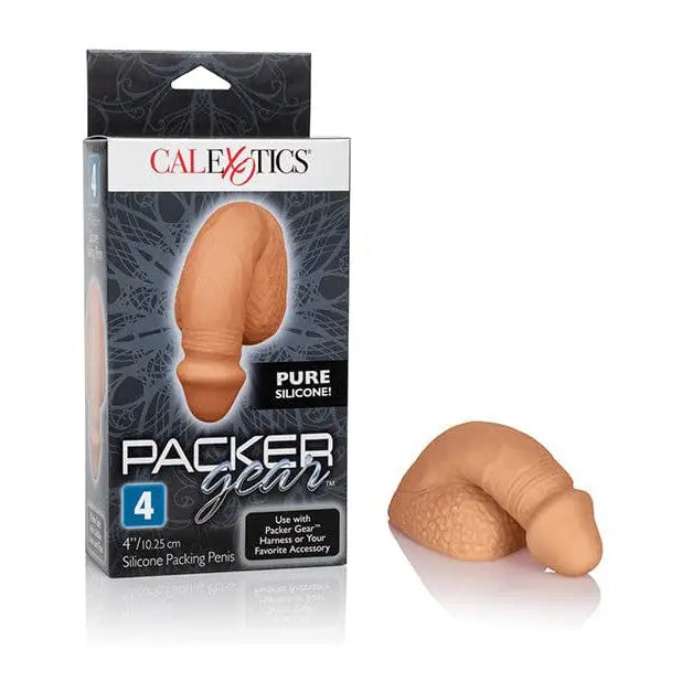 CalExotics Packer Caramel / 4" Packer Gear Silicone Packing Penis by CalExotics at the Haus of Shag