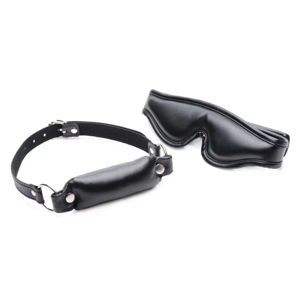 STRICT Bondage Kit Padded Blindfold And Gag Set at the Haus of Shag