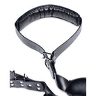 STRICT Thigh Sling Padded Thigh Sling With Wrist Cuffs at the Haus of Shag