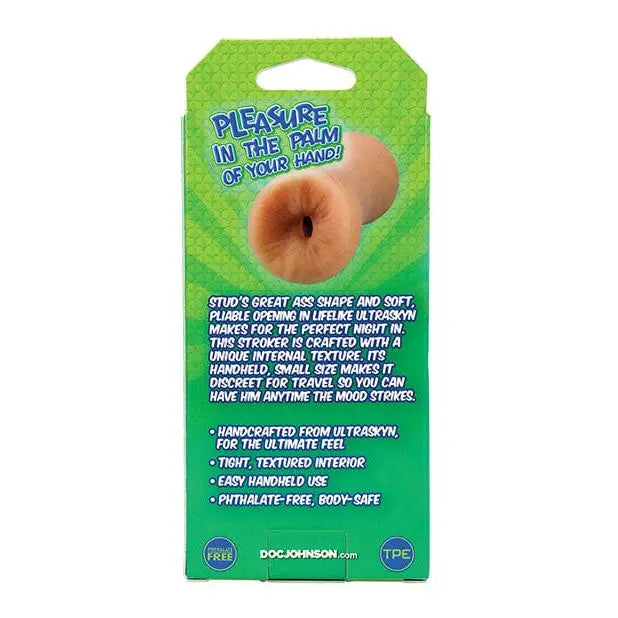 Palm Pal Stud Ass Ultraskyn Stroker - Vanilla: Realistic adult novelty product