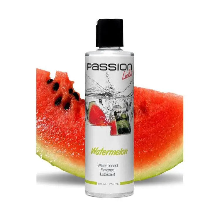 Passion Lubricants Water Based Lubricant Passion Licks Water Based Flavored Lubricant - 8 Oz at the Haus of Shag