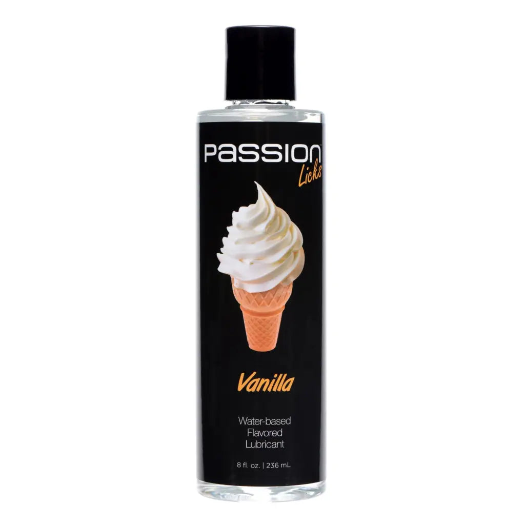 Passion Lubricants Water Based Lubricant Passion Licks Water Based Flavored Lubricant - 8 Oz at the Haus of Shag