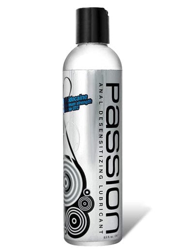Passion Lubricants Water Based Lubricant 8.25 oz. Passion Lubricants Extra Strength Anal Desensitizing Lube at the Haus of Shag