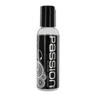 Passion Premium Silicone Lubricant in black and white bottle for ultimate smoothness