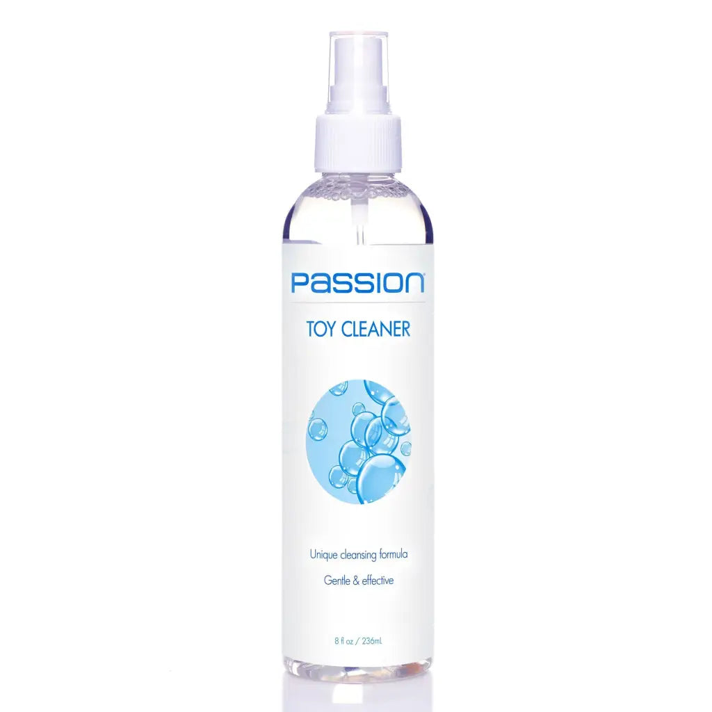 Passion Toy Cleaner - A Clear Bottle of Water with White Cap for Toy Cleaning