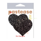 Pastease All Sparkle Heart - Black O/s - Pasties