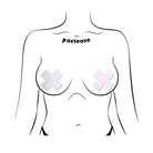 Pastease Basic Matte Plus X - Black O/s - Pasties