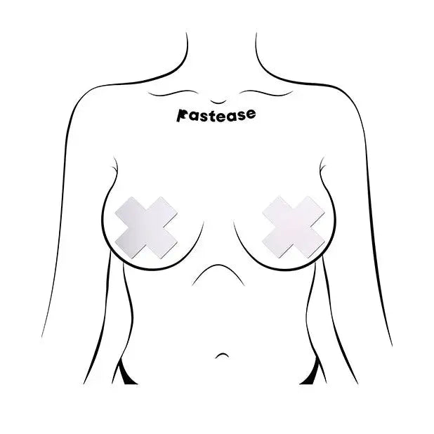 Pastease Basic Matte Plus X - Black O/s - Pasties