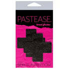 Pastease Pasties Pastease Basic Plus X Liquid Cross - Black O/s at the Haus of Shag