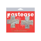 Pastease Chains Disco Cross - White O/s - Pasties