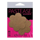 Pastease Pasties Caramel / One Size Fits All Pastease Daisy: Suede Flower Nipple Pasties at the Haus of Shag