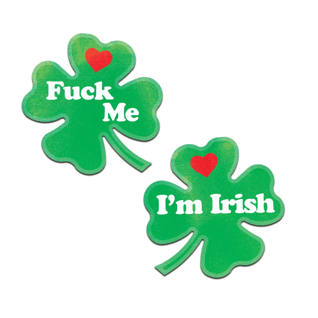 Pastease Fuck Me I’m Irish Shamrock Pasties - Pasties