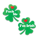 Pastease Fuck Me I’m Irish Shamrock Pasties - Pasties