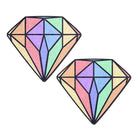 Pastease Pasties Pastease Gem: Pastel Rainbow Diamond Nipple Pasties at the Haus of Shag