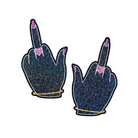 Pastease Glitter Fuck You Middle Finger Pasties - Pasties