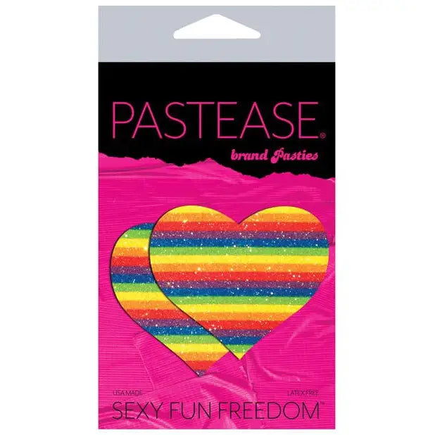 Pastease Pasties Multi-Color Pastease Glitter Heart at the Haus of Shag