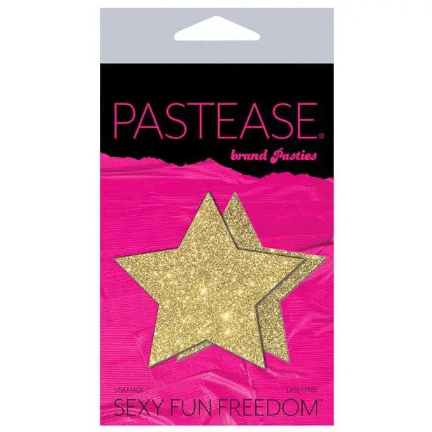 Pastease Pasties Gold Pastease Glitter Star at the Haus of Shag