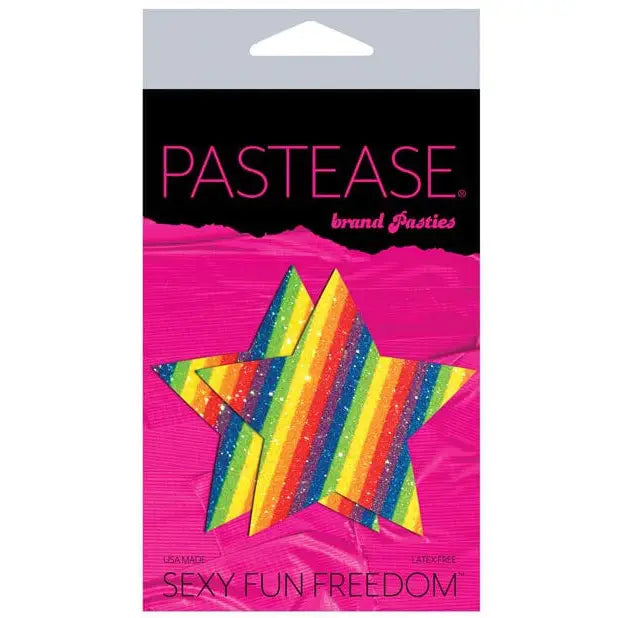 Pastease Pasties Multi-Color Pastease Glitter Star at the Haus of Shag