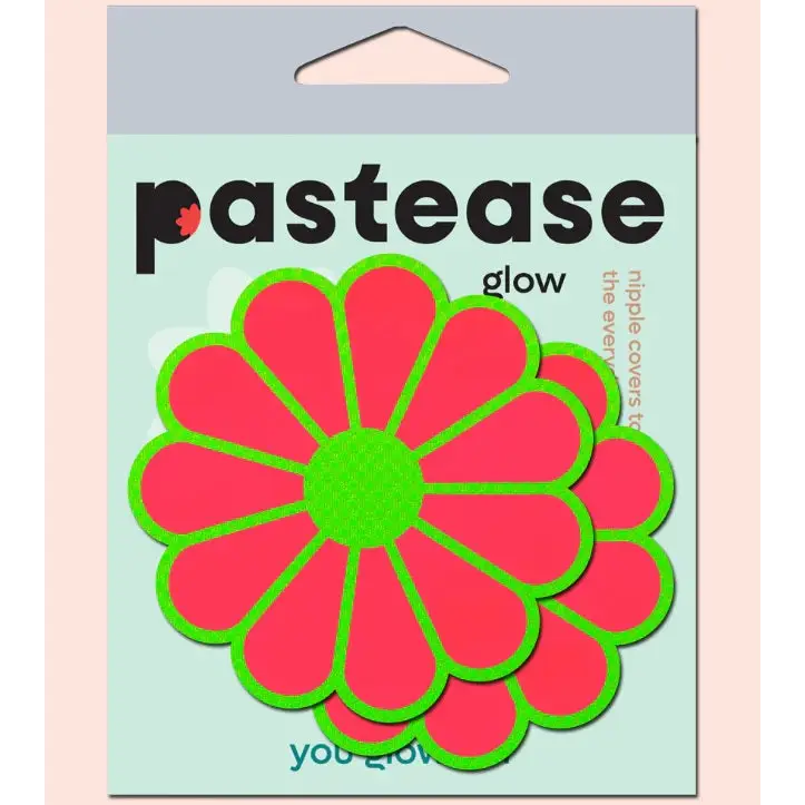 Pastease Glow In The Dark Pink & Green Flowers - General