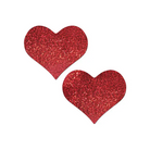 Pastease Heart Glitter Red Fuller Coverage - Pasties