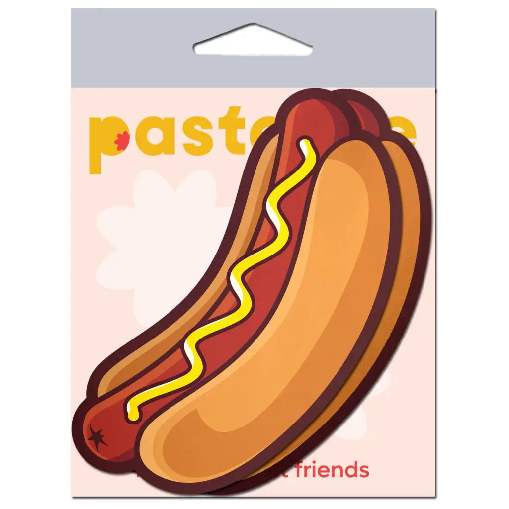 Pastease Hotdog W/ Mustard - Lingerie & Clothing